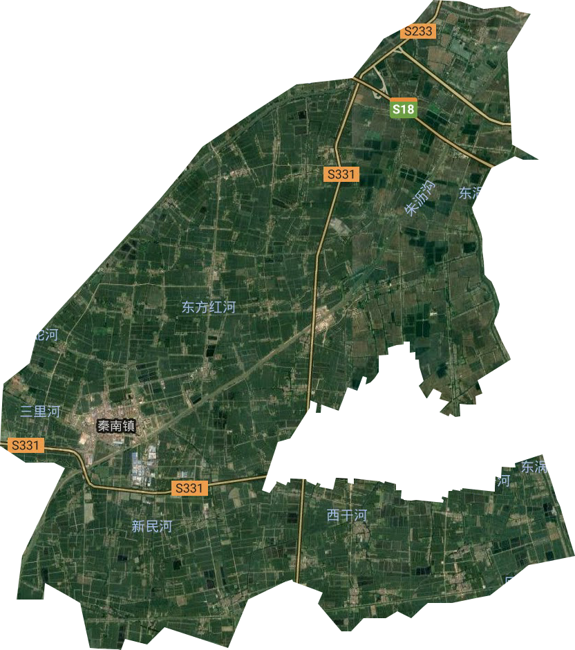 秦南鎮衛星圖