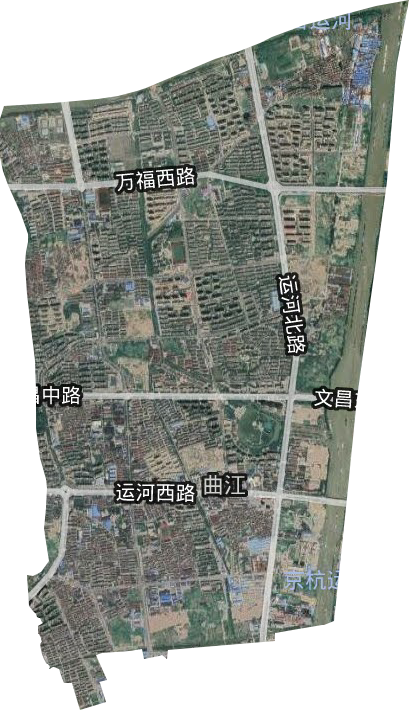 曲江街道衛星圖