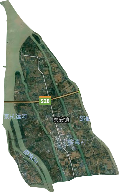 泰安鎮衛星圖