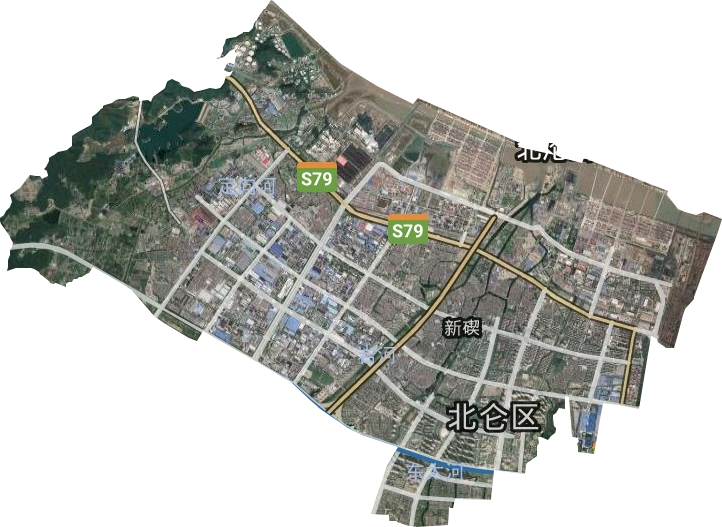 新碶街道衛星圖