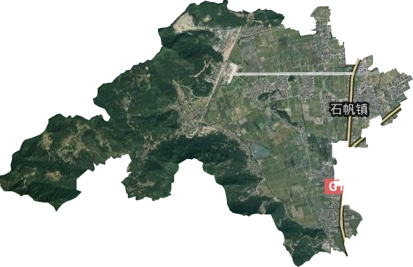 石帆街道衛(wèi)星圖