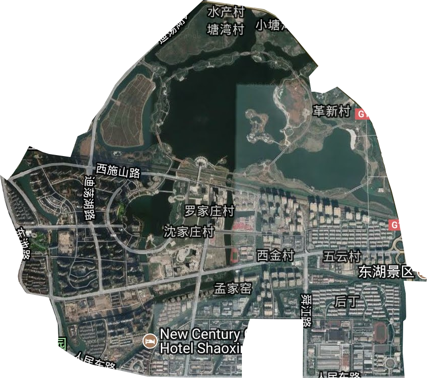 迪蕩街道衛星圖