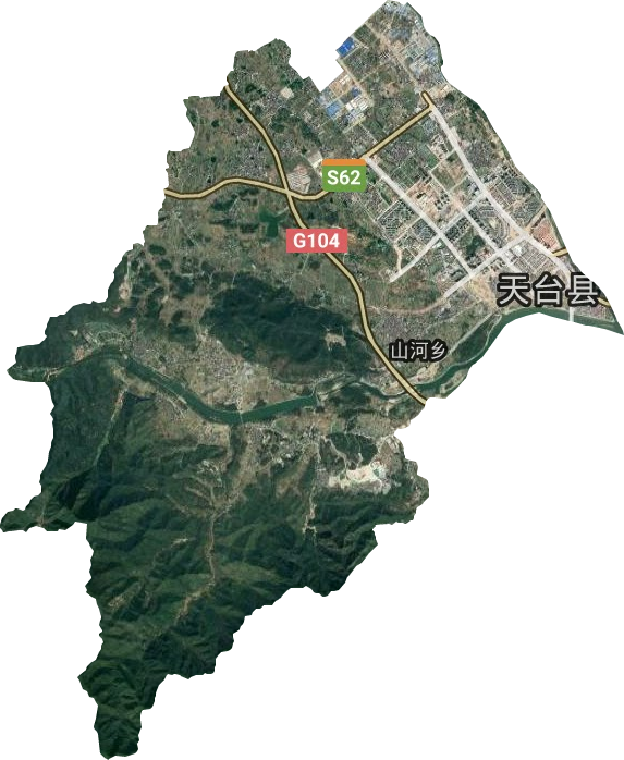 始豐街道衛星圖