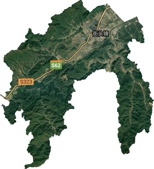 街頭鎮(zhèn)衛(wèi)星圖