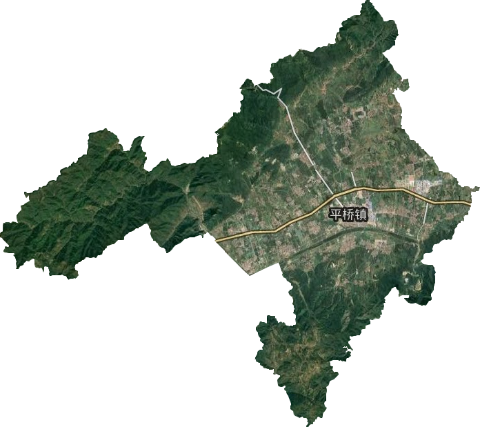 平橋鎮衛星圖
