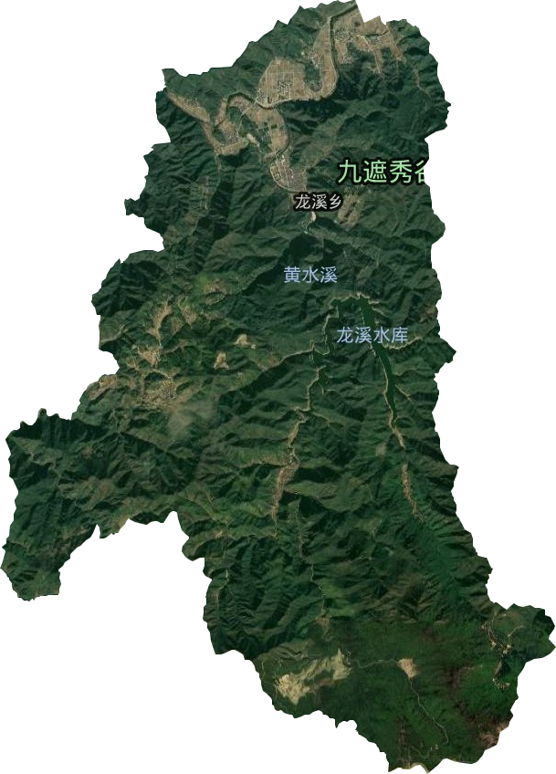 龍溪鄉衛星圖
