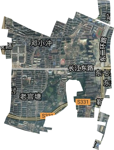 銅陵路街道衛星圖