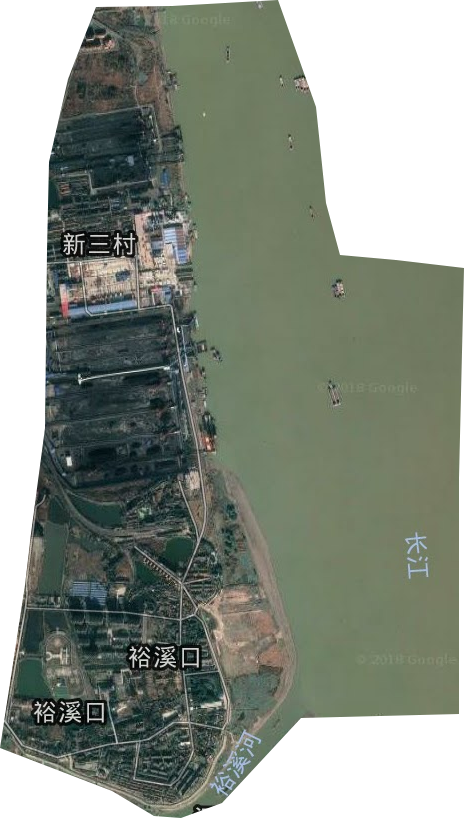 裕溪口街道衛星圖