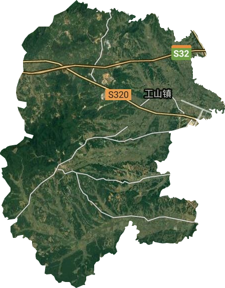 工山鎮衛星圖