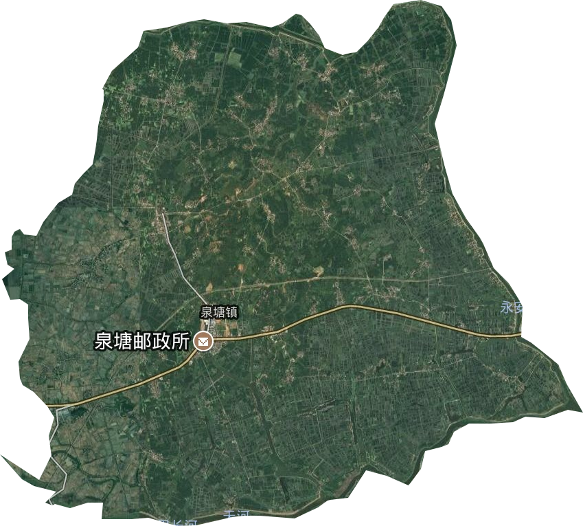 泉塘鎮(zhèn)衛(wèi)星圖