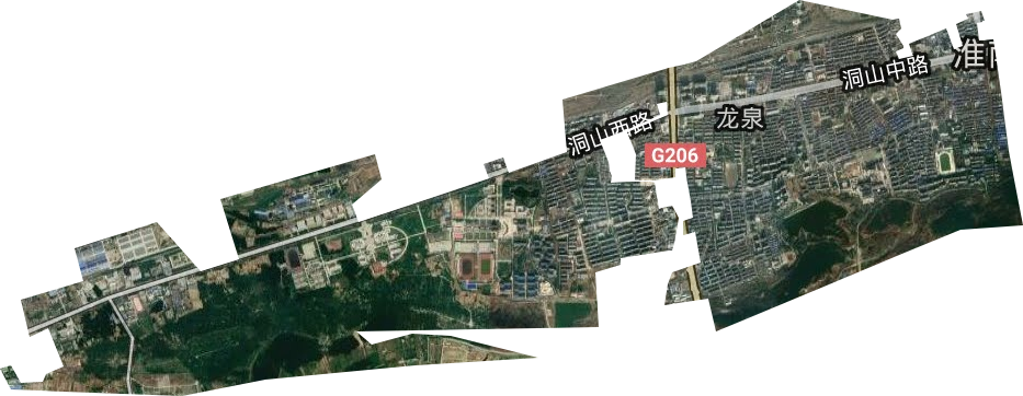 龍泉街道衛星圖