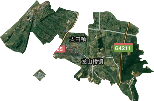 太白鎮衛星圖