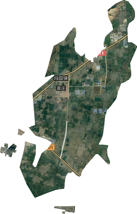 段圓鎮衛星圖