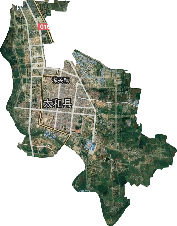 城關鎮衛星圖