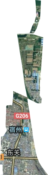 東關街道衛(wèi)星圖