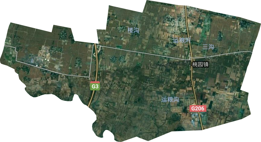 桃園鎮(zhèn)衛(wèi)星圖