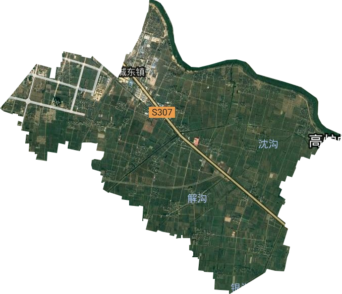 城東街道衛(wèi)星圖