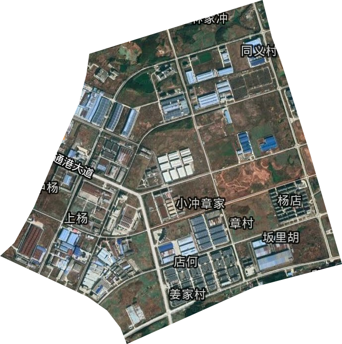 安徽貴池工業園衛星圖
