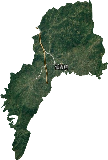 仙霞鎮衛星圖