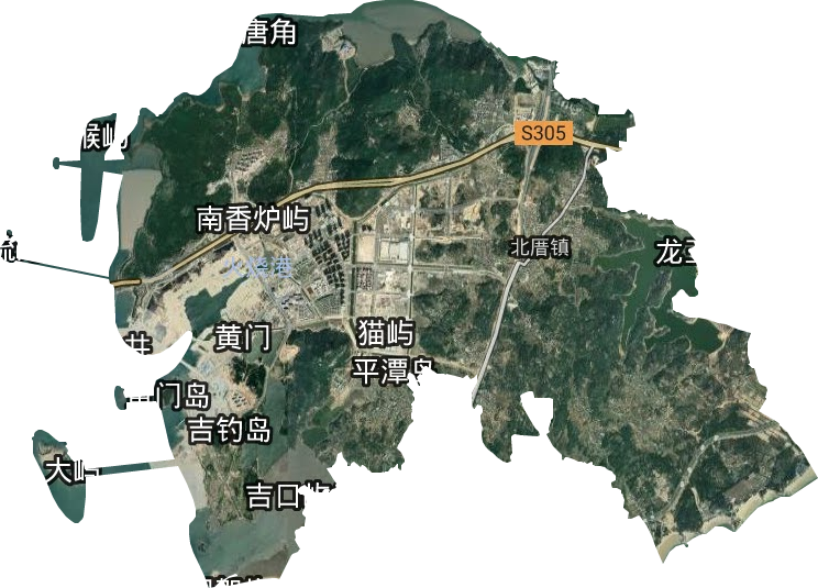 北厝鎮衛星圖