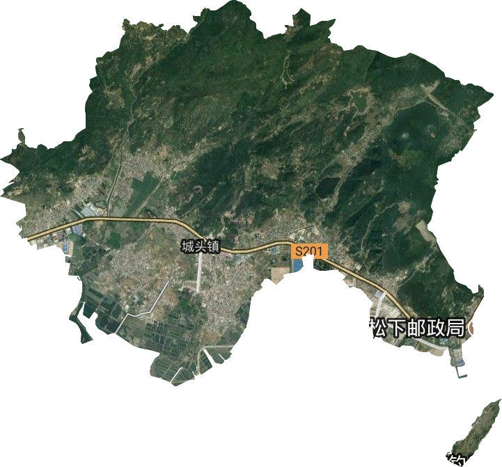 城頭鎮衛星圖