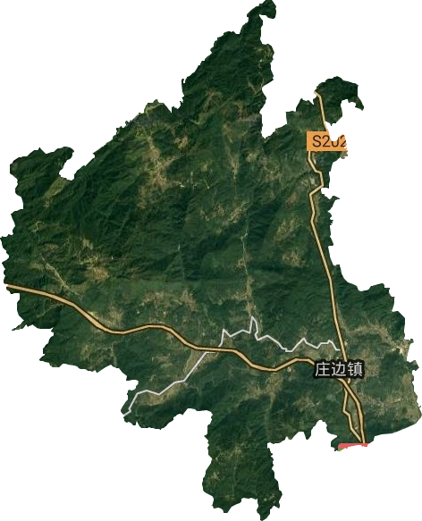 莊邊鎮衛星圖