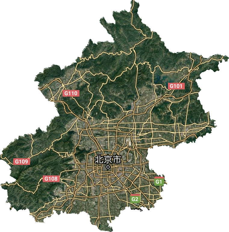 北京市谷歌衛(wèi)星地圖高清版
