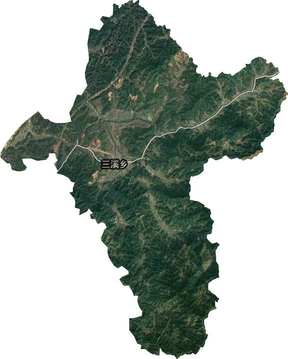 三溪鄉(xiāng)衛(wèi)星圖