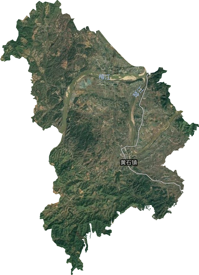 黃石鎮(zhèn)衛(wèi)星圖