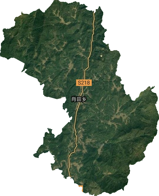 肖田鄉(xiāng)衛(wèi)星圖