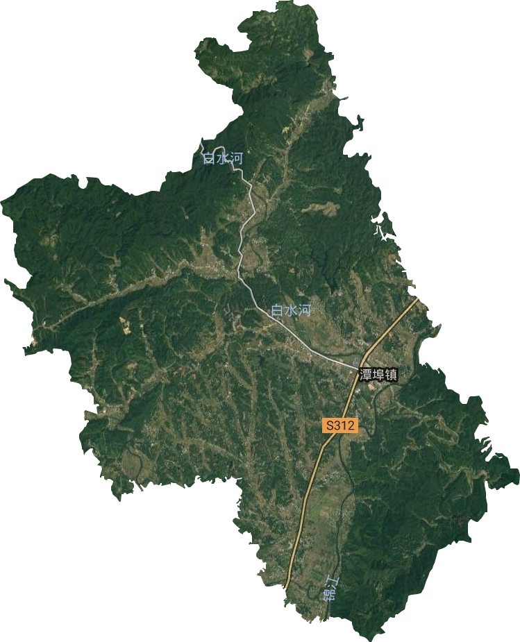 潭埠鎮衛星圖