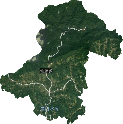 仙源鄉衛星圖