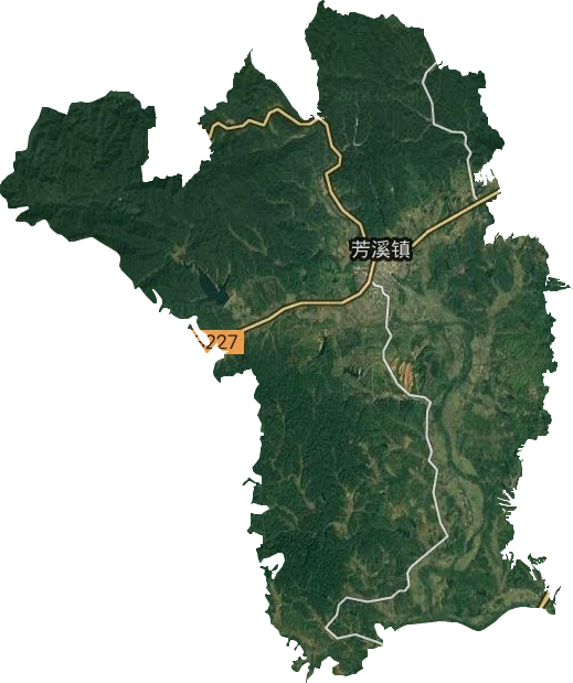 芳溪鎮衛星圖