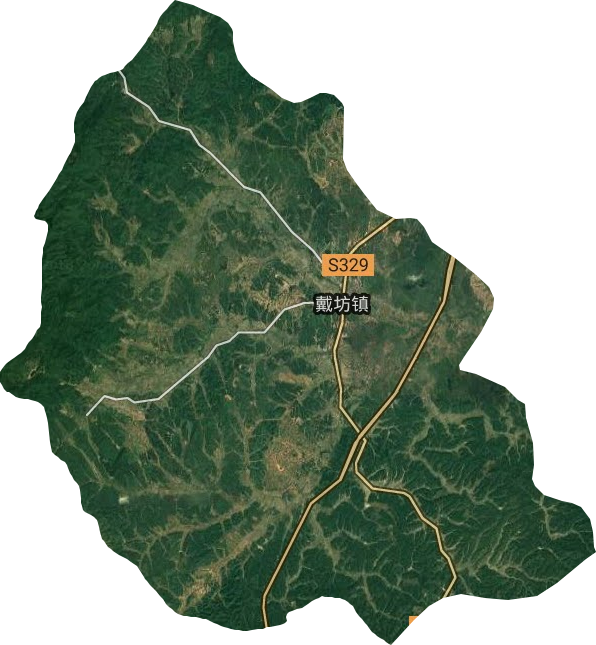 戴坊鎮衛星圖