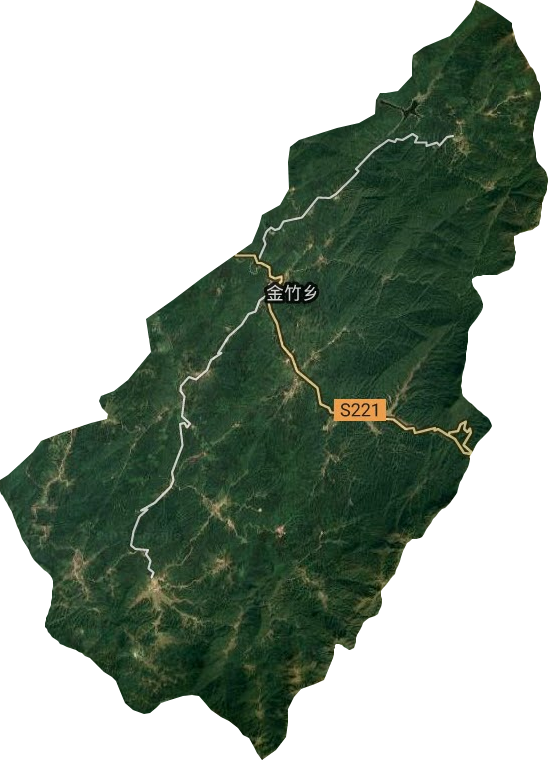 金竹畬族鄉(xiāng)衛(wèi)星圖