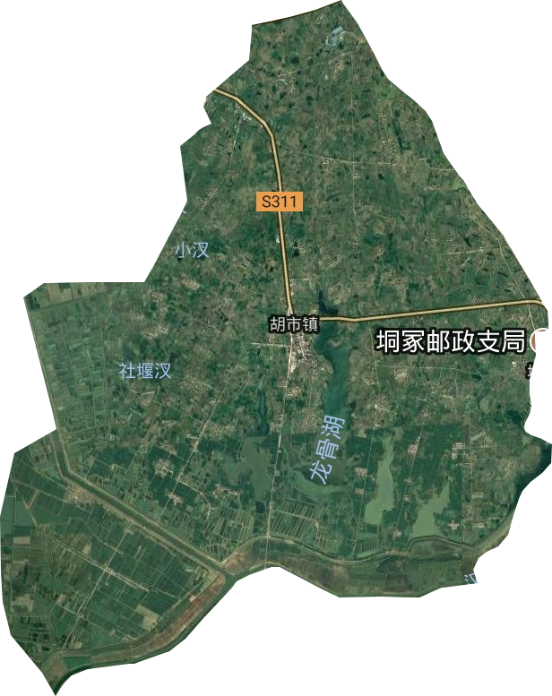 胡市鎮衛星圖