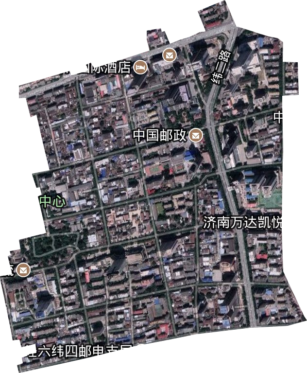 大觀園街道衛星圖