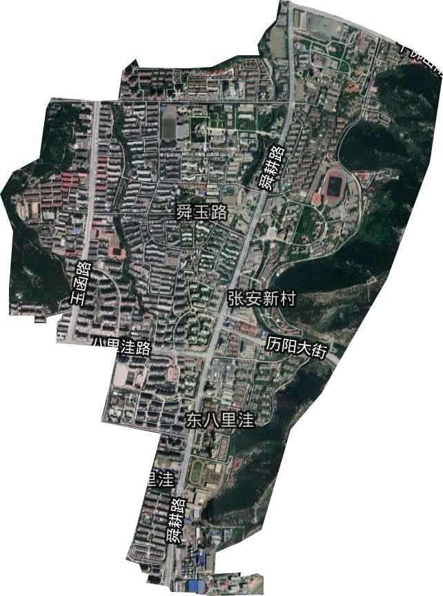 舜玉路街道衛(wèi)星圖