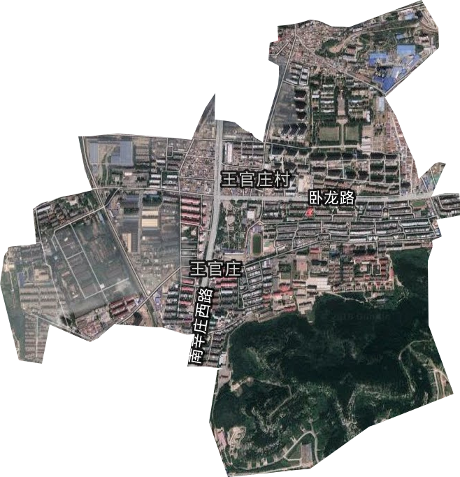 王官莊街道衛(wèi)星圖
