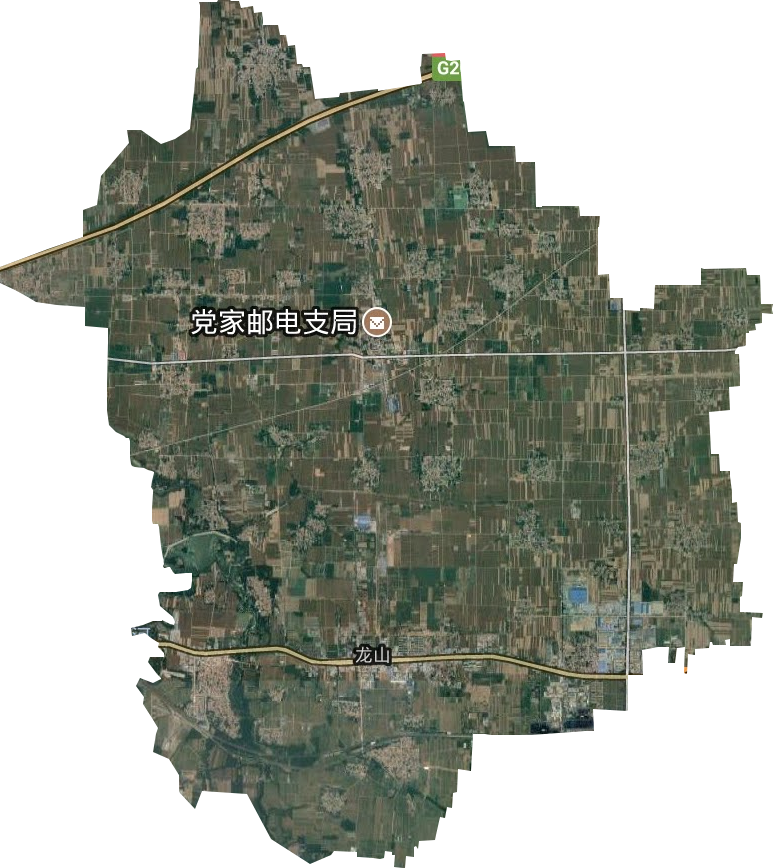 龍山街道衛星圖