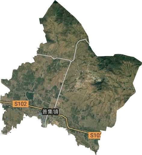 普集鎮(zhèn)衛(wèi)星圖