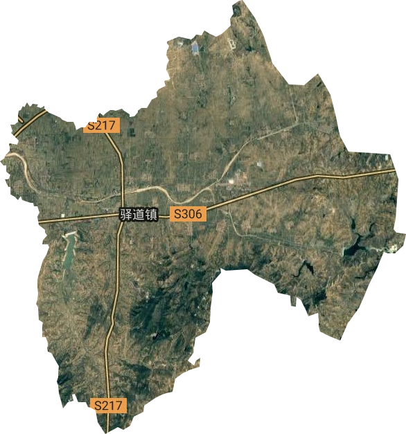 驛道鎮衛星圖