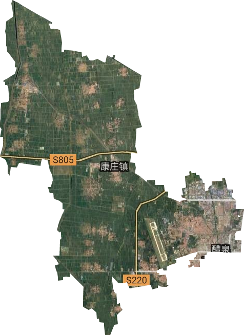 高密市醴泉街道衛星圖