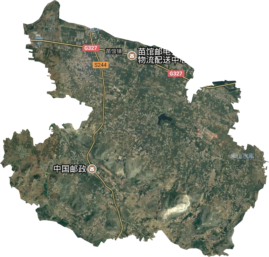 苗館鎮(zhèn)衛(wèi)星圖