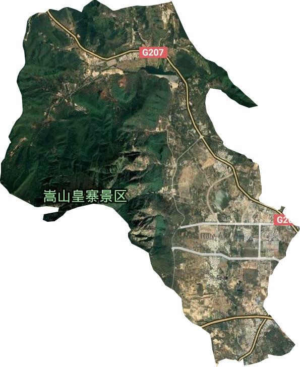 少林街道衛星圖