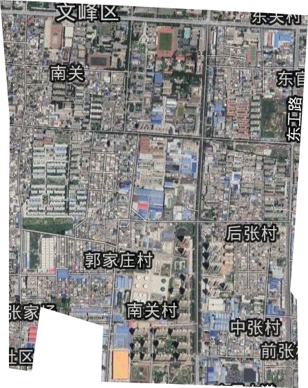 南關街道衛星圖