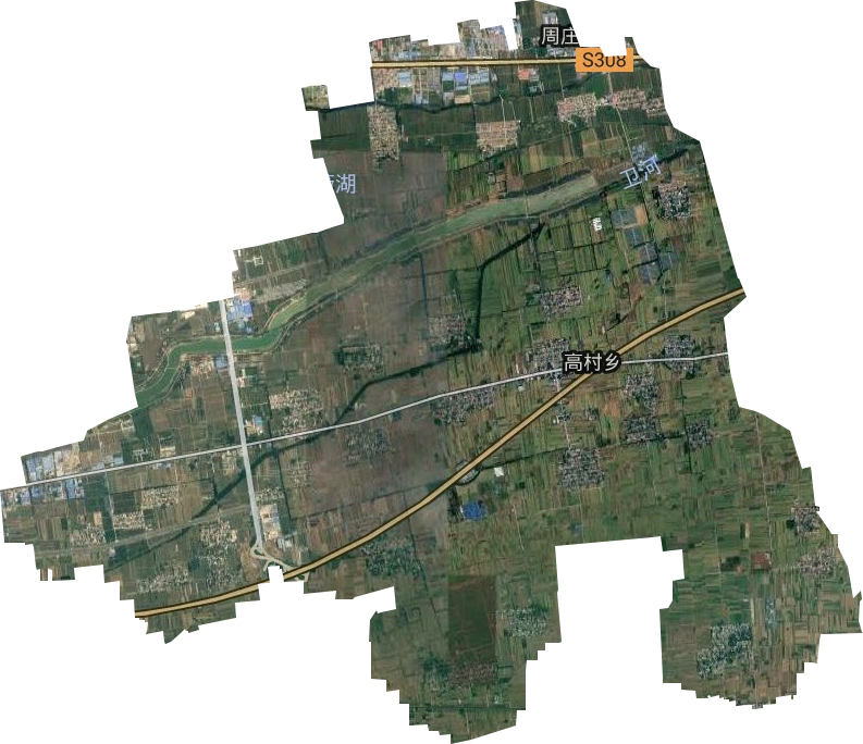 文昌街道衛星圖