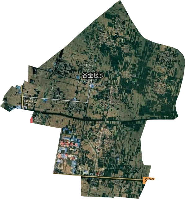 谷金樓鄉衛星圖