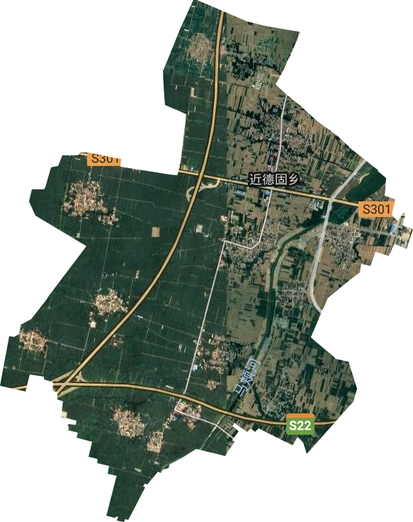 近德固鄉衛星圖