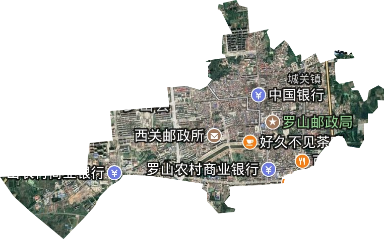 城關鎮衛星圖